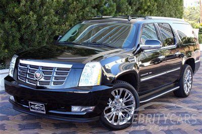 2012 cadillac escalade esv 2wd 22" wheels luxury navi third row las vegas