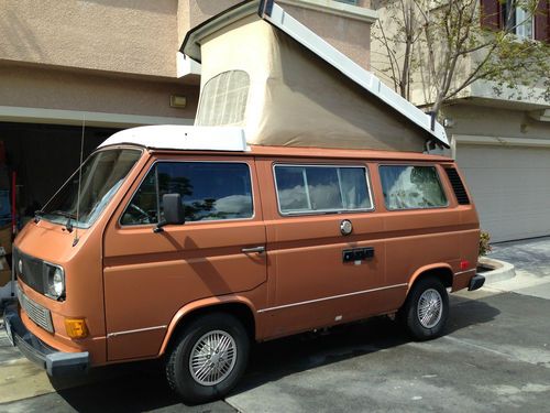 1982 volkswagen vanagon westfalia camper diesel