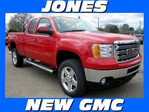 New 2013 gmc sierra 2500hd 4wd ext cab slt diesel msrp $58310