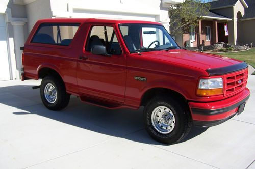 1995 ford bronco xlt sport utility 2-door 5.8l