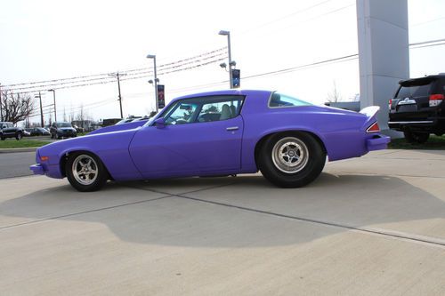 *** incredible *** "pro-street" 1977 camaro !!!!!  pump-gas !!!!!