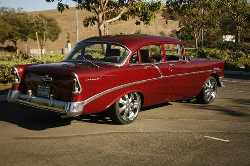 Chevrolet: 1956 chevy bel air; 350 v-8 auto ac; 4 door; very clean