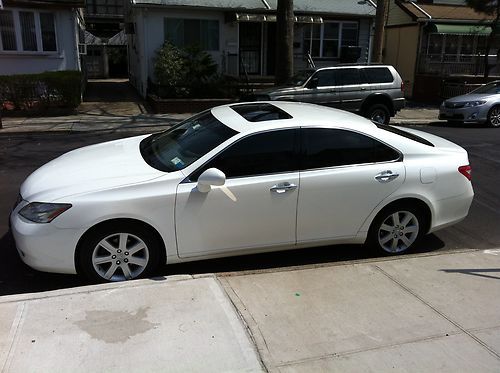 Lexus es350 pearl white 4 door navigation back up camera premium package + more!