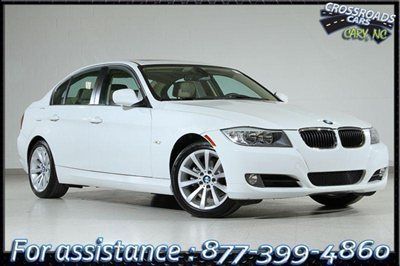 11 328i sedan 20k moonroof leather  navigation alloy wheels shiftable automatic