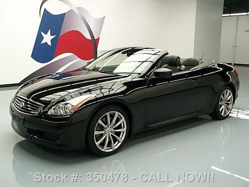 2010 infiniti g37 hard top nav rear cam 19" wheels 21k texas direct auto