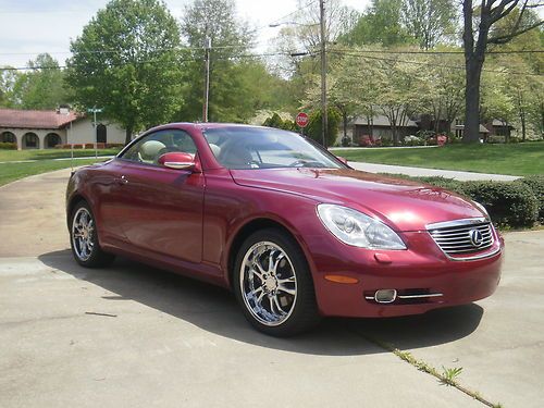 2006 lexus sc430 retractable hard top convertible w/ all options no reserve