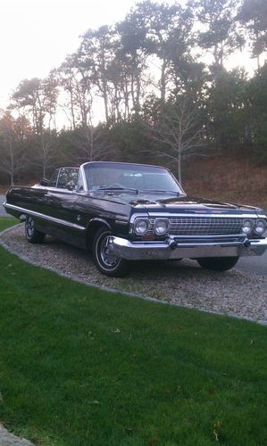 1963 chevrolet impala ss convertible 409