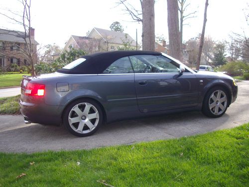 2006 audi s4 cabriolet convertible  4.2l v8 - great color combo - all records