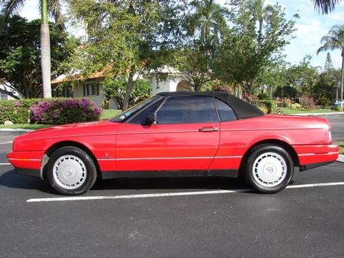 1989 cadillac allante fl one owner 77k