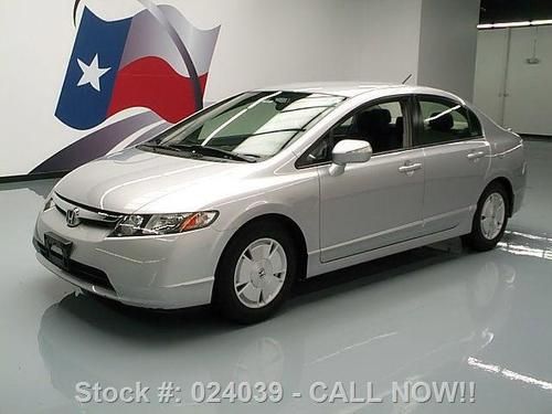 2008 honda civic hybrid sedan cruise ctrl cd audio 58k texas direct auto