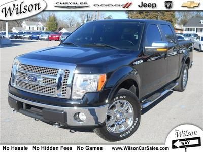 Lariat 5.4l loaded 4x4 black low miles clean carfax local trade no doc fee's