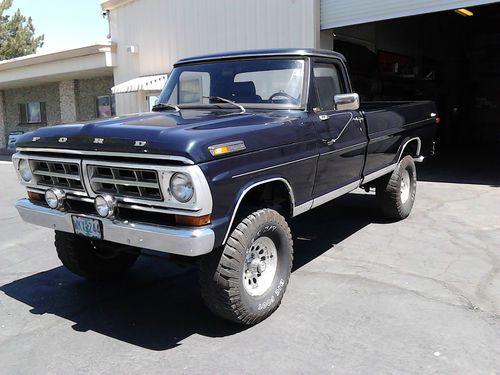 1971 ford f100 truck - restored -  4x4 4sp.  / 60 day layaway / world shipping