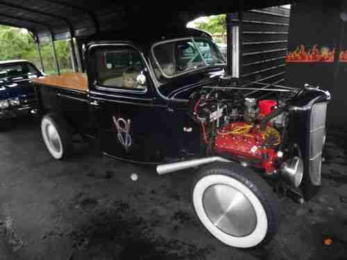 1938 FORD FLATHEAD RAT ROD HOT ROD MAT BLACK OLD SCHOOL PICK UP NO RESERVE, image 3