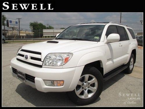 2005 4runner sport 1-owner leather sunroof 4.0 liter very clean!