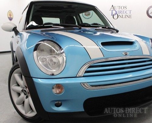 We finance 2004 mini cooper hardtop s sc 6spd cleancarfax lthrhtsts pano hids cd