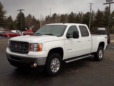 12 gmc sierra 2500hd 4x4 slt duramax diesel heated leather