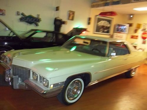 1972 cadillac coupe nice beautiful ca n fla car