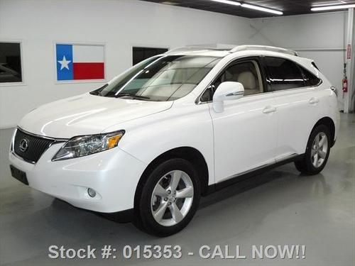 2010 lexus rx350 sunroof nav rear cam climate seats 35k texas direct auto