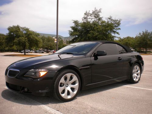 2007 bmw 650i base convertible 2-door 4.8l pristine! very well kept/garaged!!