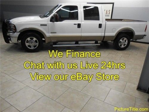 05 3/4 ton 2wd leather crew cab 6.0 turbo diesel texas