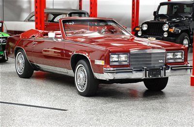 1984 cadillac eldorado biarritz convertible 44,000 miles investment grade  rare