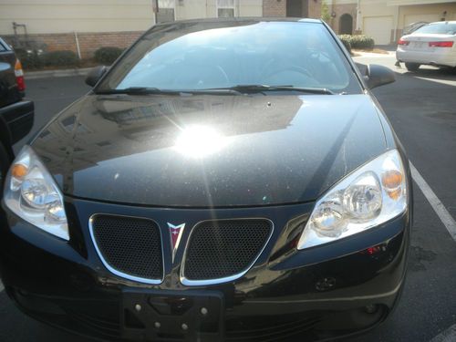 2007 black pontiac g6 gt 2door hard top convertible - good condition
