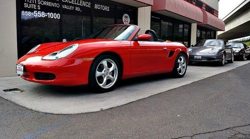 2001 porsche boxster super low miles!! no reserve