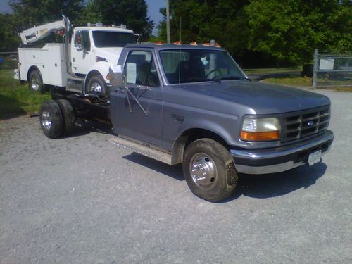 1997 ford f350 xl cab and chassis