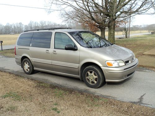 !! 2000 oldsmobile silhouette gls mini van/low miles/leather seats/low reserve!!