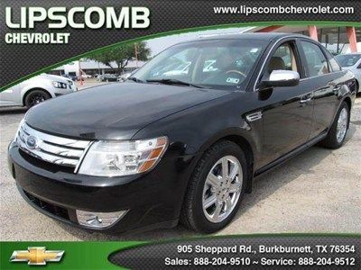 2008 ford taurus limited 3.5l auto black