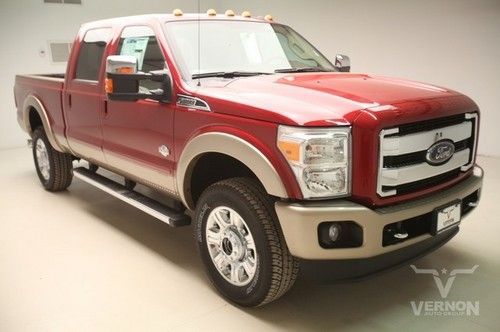 2013 srw king ranch crew 4x4 fx4 navigation sunroof leather 20s aluminum diesel