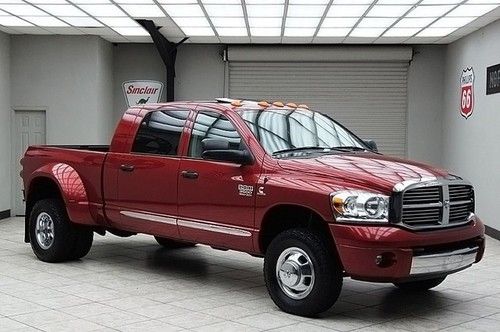 2007 dodge ram 3500 diesel 4x4 dually mega navigation dvd sunroof laramie