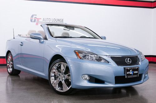 2010 lexus is 250c sport hardtop convertible certified pre-owned rare color mint