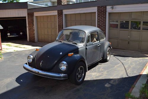 1974 volkswagen super beetle sedan 2-door 1.6l with video of car driving