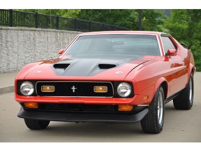 1972 ford mustang mach 1 429 auto ram air 429cj  1971 recreation