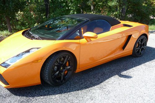 2008 lamborghini gallardo spyder convertible 2-door 5.0l