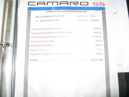 2002 Chevy Camaro SS 35th Anniversary, image 13