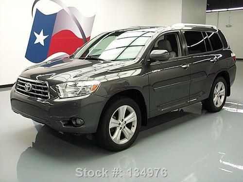 2009 toyota highlander ltd 4x4 sunroof nav rear cam 62k texas direct auto