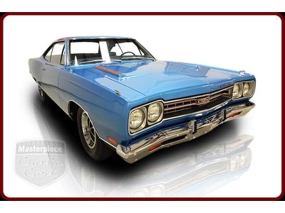 69 gtx original 440  4 speed manual  air grabber hood build sheet  b5 blue