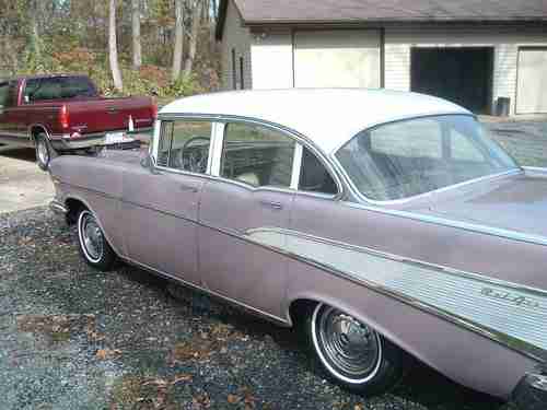 1957 Chevy Belair 4dr Sedan, US $12,000.00, image 3
