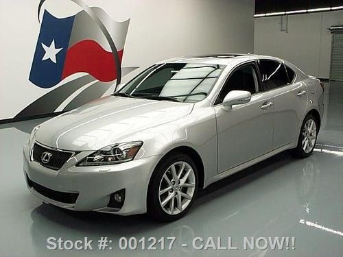 2011 lexus is 350 awd sunroof nav rear cam spoiler 28k texas direct auto