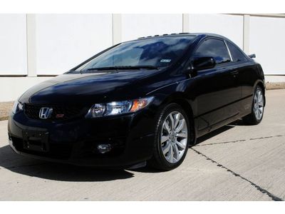 Civic si coupe 6-speed manual no reserve clean carfax clean title low miles