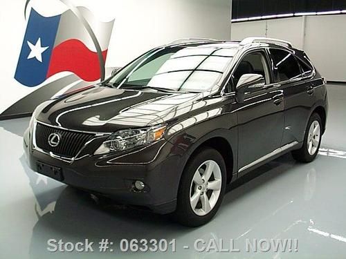 2010 lexus rx350 awd leather sunroof nav rear cam 49k texas direct auto