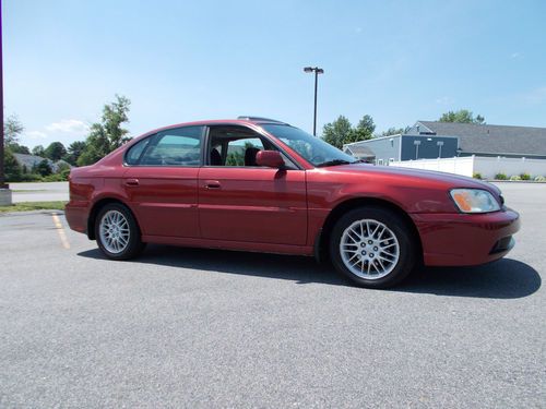 2004 subaru legacy sedan awd loaded great car no reserve short 3 day auction!!!