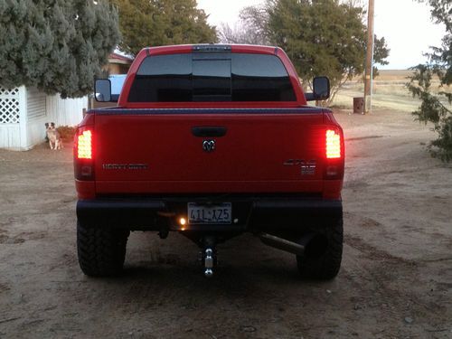 Red Dodge 2500 Cummins, Smarty, exhaust, four door, 4x4, four wheel drive. 5.9L, US $29,500.00, image 5