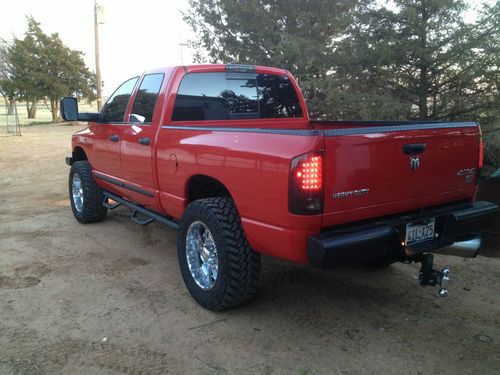 Red Dodge 2500 Cummins, Smarty, exhaust, four door, 4x4, four wheel drive. 5.9L, US $29,500.00, image 6