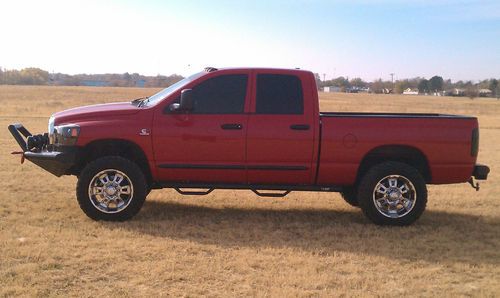 Red Dodge 2500 Cummins, Smarty, exhaust, four door, 4x4, four wheel drive. 5.9L, US $29,500.00, image 10