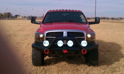 Red Dodge 2500 Cummins, Smarty, exhaust, four door, 4x4, four wheel drive. 5.9L, US $29,500.00, image 11