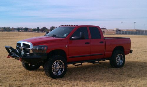 Red Dodge 2500 Cummins, Smarty, exhaust, four door, 4x4, four wheel drive. 5.9L, US $29,500.00, image 12
