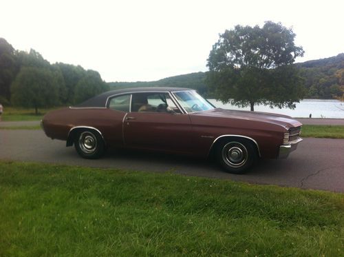 1971 chevrolet chevelle 327 cu in malibu hardtop 2-door posi rear bored 30 over!